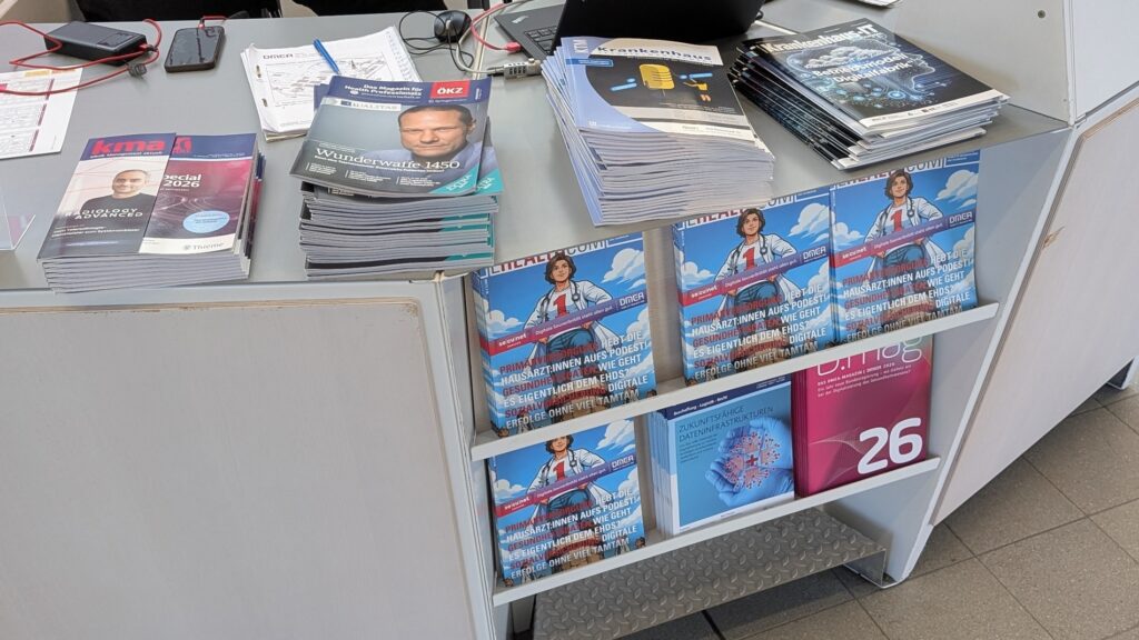 Gehört immer noch zur Messe dazu: Fachpresse