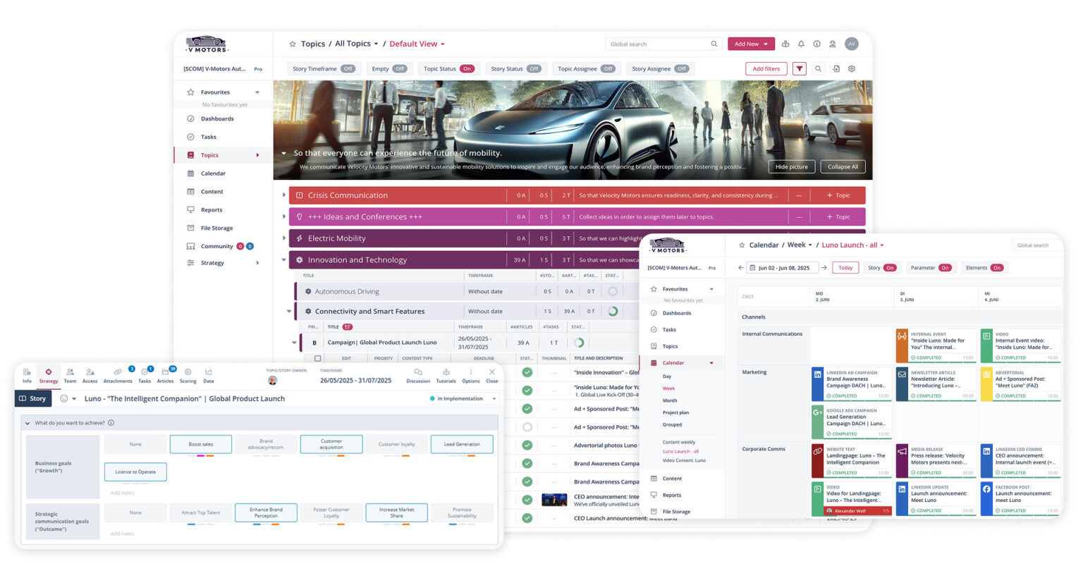 Screenshot der Software-Oberfläche von der Software Scompler.