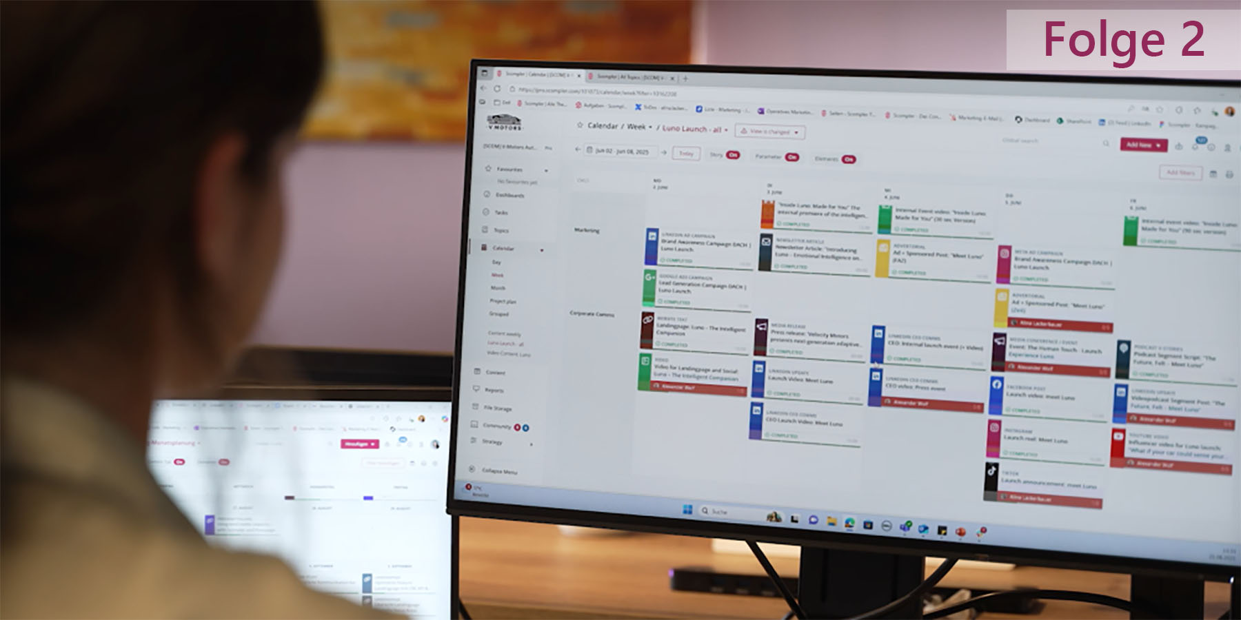 Screenshot von der Benutzeroberfläche der Software Scompler.